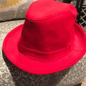 Red fedora